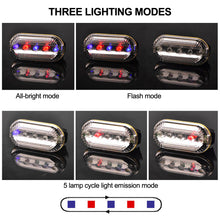 Load image into Gallery viewer, Outdoor Safety LED Shoulder Flash Signal Strobe Light Shoulder Clip Light Sanitation Worker Patrol Alarm Warning Red Blue Lamp
