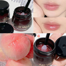 Load image into Gallery viewer, Small Black Pot Lip Mask Moisturizing Sleep Care Lip Mask Nourishing Fruit Lipstick Lipstick Skin Care Makeup Lip Balm