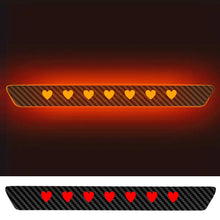 Load image into Gallery viewer, Universal Car Taillight Brake Lights Lamp Sticker Protector Sticker Devil Eyes Heart Carbon Fiber Covers Accessories Hawkeye