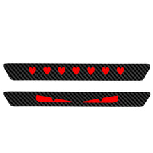 Load image into Gallery viewer, Universal Car Taillight Brake Lights Lamp Sticker Protector Sticker Devil Eyes Heart Carbon Fiber Covers Accessories Hawkeye