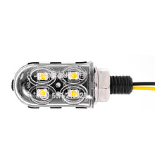 Load image into Gallery viewer, 4LED Mini 12V Motorcycle Turn Signal Light Lamp Indicators Blinker Amber Motorbike