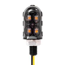 Load image into Gallery viewer, 4LED Mini 12V Motorcycle Turn Signal Light Lamp Indicators Blinker Amber Motorbike