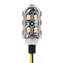 Load image into Gallery viewer, 4LED Mini 12V Motorcycle Turn Signal Light Lamp Indicators Blinker Amber Motorbike
