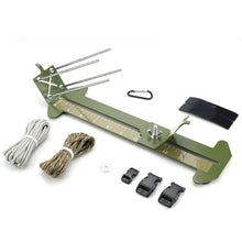 Load image into Gallery viewer, Metal DIY Paracord Bracelet Jig Kit with Marlin Spike Tool Survival Bracelet Making Jig Adjustable Length Jig Bracelet Maker