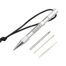 Load image into Gallery viewer, DIY Paracord Needle Tool Marlinspike Set Different Size Stainless Steel Knotter Tools Paracord FID Lacing Stitching Needles Tool