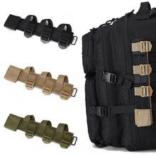 Load image into Gallery viewer, Outdoor Tactical Molle Knife Pouch EDC Tool Holder Adapter Backpack Cinch Fasten Belt Strap PALS Attachment Camping Hunting Accessories