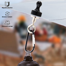 Load image into Gallery viewer, Outdoor Camping Tent Magnetic Hooks Heavy Duty Separable Canopy Carabiner Clip Magnet Hanger Camping Tools Accessories