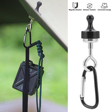 Load image into Gallery viewer, Outdoor Camping Tent Magnetic Hooks Heavy Duty Separable Canopy Carabiner Clip Magnet Hanger Camping Tools Accessories