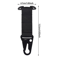 Load image into Gallery viewer, Tactical Molle T-Shape Webbing Clip Hanging Clash Hook Carabiner ICB Olecranon Metal Cummerbund Belt Hunting Vest Accessories