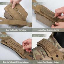 Load image into Gallery viewer, Outdoor Tactical Shoulder Pad Breathable Tactical Backpack Shoulder Sling Cushioning Non-slip Shoulder Camping Hiking Accessories