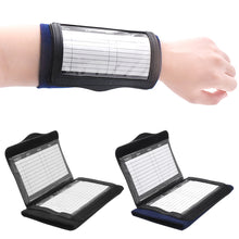 Load image into Gallery viewer, Football Rugby Playbook Training Tactics Clipboard Cover Wrist Sleeve Tactics Board for Players Wrist Map Holder Pouchrugby League