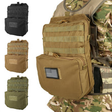 Load image into Gallery viewer, Tactical Molle Backpack Hydration Pack Mini Back Panel Water Bag Nylon Molle Pouch Hunting Lightweight Tactical Vest Accessories