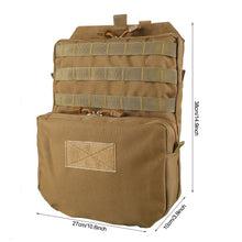 Load image into Gallery viewer, Tactical Molle Backpack Hydration Pack Mini Back Panel Water Bag Nylon Molle Pouch Hunting Lightweight Tactical Vest Accessories