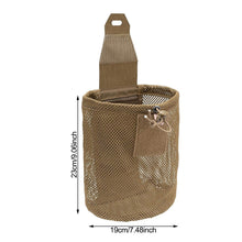 Load image into Gallery viewer, Tactical Molle Dump Pouch Folding Waist Bag Outdoor Roll-Up Drawstring Magazine Utility Mesh Bags Foldable Sport Hunting Pouches