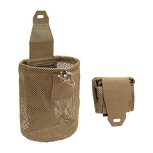 Load image into Gallery viewer, Tactical Molle Dump Pouch Folding Waist Bag Outdoor Roll-Up Drawstring Magazine Utility Mesh Bags Foldable Sport Hunting Pouches