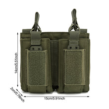 Load image into Gallery viewer, Universal M4 M14 M16 AK AR Tactical Magazine Molle Pouch Triple Magazine Pouch Double-Layer Mag Pouches Cartridge Holder