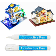 Load image into Gallery viewer, Conductive Ink Pen Super Conductivity for Physics Experiments DIY Circuit Projects Bronze Silver Color Optional Drop Shipping