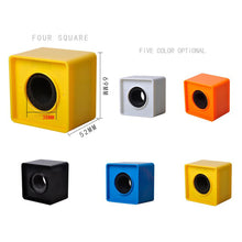 Load image into Gallery viewer, Red/Black/Yellow/White/Blue ABS KTV Mic Microphone Logo Flag Station Square Shaped Interview 38mm