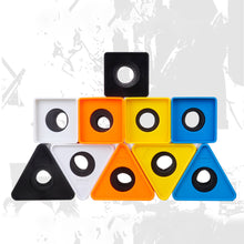 Load image into Gallery viewer, Red/Black/Yellow/White/Blue ABS KTV Mic Microphone Logo Flag Station Square Shaped Interview 38mm