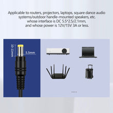 Load image into Gallery viewer, USB C to 5.5x2.1mm 5V 9V 12V 15V 20V Adjustable Voltages Cable for Router Laptop