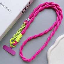 Load image into Gallery viewer, Cute Phone Lanyard Diameter Outdoor Universal Case Acrylic Crossbody Shoulder Card Neck Cord Clip Hang Anti-lost Wrist Strap