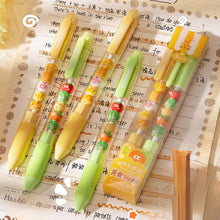 Load image into Gallery viewer, Press to Wipe pen Neutral Pen Ballpoint Pen Third Grade Easy to Wipe Student Cartoon Crystal Blue Neutral Pen Thermal Eraser
