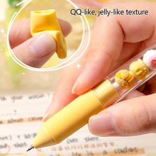 Load image into Gallery viewer, Press to Wipe pen Neutral Pen Ballpoint Pen Third Grade Easy to Wipe Student Cartoon Crystal Blue Neutral Pen Thermal Eraser