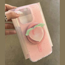 Load image into Gallery viewer, Korean Cute Red Strawberry Magnetic Holder Grip Tok Griptok Phone Stand Holder Support For iPhone 15 For Pad Magsafe Smart Tok