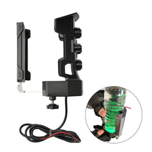 Load image into Gallery viewer, Adjustable Motorcycle Scooter Handlebar Mount Cup Holder with USB Charging LED Colorful Light Design