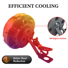 Load image into Gallery viewer, Motorcycle Rearview Mirror LED Lights Electric Bike Turn Signal Brake Light Headlight Strobe Light