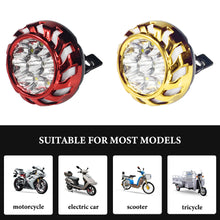 Load image into Gallery viewer, Motorcycle Rearview Mirror LED Lights Electric Bike Turn Signal Brake Light Headlight Strobe Light