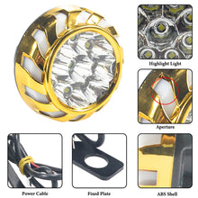 Load image into Gallery viewer, Motorcycle Rearview Mirror LED Lights Electric Bike Turn Signal Brake Light Headlight Strobe Light