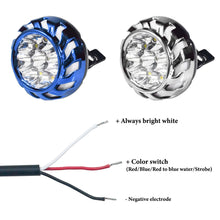 Load image into Gallery viewer, Motorcycle Rearview Mirror LED Lights Electric Bike Turn Signal Brake Light Headlight Strobe Light