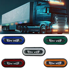 Load image into Gallery viewer, 1PC LED Side Marker Light Truck Clearance Lamp Tail Devil's Eyes Light Trailer Tractor Lorry Warning Parking Lamp 12V 24V