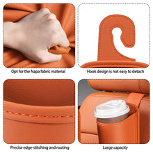 Load image into Gallery viewer, Car Door Side Storage Organizer Multi-Functional Automotive Seat Back Mounted Drink Holder & Storage Pocket with Hook