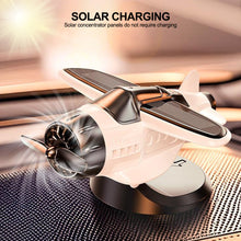Load image into Gallery viewer, Solar 360 Rotary Car Airplane Ornaments Center Console Powered Aircraft Ornaments for Interior Decor Accessories
