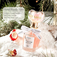 Load image into Gallery viewer, Women's Eau de Parfum EDP Perfume 2 Scents Floral & Floral Fruity 50ml Fragrance Heart-Shaped Cap 6-8H Long Lasting Daily Fragrance