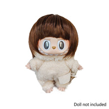 Load image into Gallery viewer, For 17cm Labubu Fashion Wig Short Hair High Temperature Fiber Soft Silk Doll Wig Multi-color Doll's Accessories