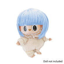 Load image into Gallery viewer, For 17cm Labubu Fashion Wig Short Hair High Temperature Fiber Soft Silk Doll Wig Multi-color Doll's Accessories