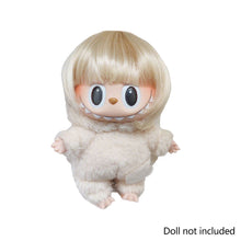 Load image into Gallery viewer, For 17cm Labubu Fashion Wig Short Hair High Temperature Fiber Soft Silk Doll Wig Multi-color Doll's Accessories