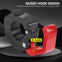 Load image into Gallery viewer, Aluminum Alloy Motorcycle Electric Bike Hand Bar Hook Helmet Storage Hook Luggage Bag Hanger Hook Holder For Electric Bicycle Scooter