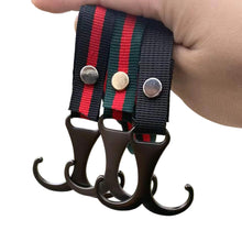 Load image into Gallery viewer, Motorcycle Electric Bike Hand Bar with Double Hooks for Helmet Storage Hook Luggage Bag Hanger Holder Lovely Panda For Bicycle Scooter