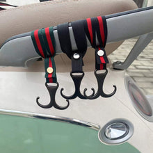 Load image into Gallery viewer, Motorcycle Electric Bike Hand Bar with Double Hooks for Helmet Storage Hook Luggage Bag Hanger Holder Lovely Panda For Bicycle Scooter