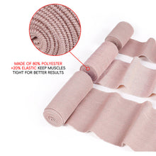 Load image into Gallery viewer, 1Roll Medical Skin Color Elastic Compression Bandage First Aid Hemostatic Fixed Binding Strap Outdoor Sports Protective Winding Tape