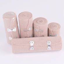 Load image into Gallery viewer, 1Roll Medical Skin Color Elastic Compression Bandage First Aid Hemostatic Fixed Binding Strap Outdoor Sports Protective Winding Tape