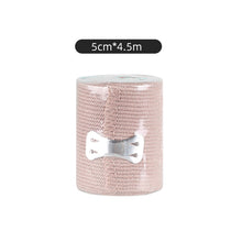 Load image into Gallery viewer, 1Roll Medical Skin Color Elastic Compression Bandage First Aid Hemostatic Fixed Binding Strap Outdoor Sports Protective Winding Tape
