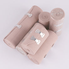 Load image into Gallery viewer, 1Roll Medical Skin Color Elastic Compression Bandage First Aid Hemostatic Fixed Binding Strap Outdoor Sports Protective Winding Tape