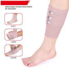 Load image into Gallery viewer, 1Roll Medical Skin Color Elastic Compression Bandage First Aid Hemostatic Fixed Binding Strap Outdoor Sports Protective Winding Tape