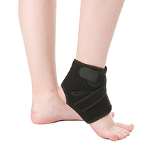Load image into Gallery viewer, 1PC Professional Sports Compression Ankle Guard Adjustable Figure-8 Strap High Elastic Breathable Neoprene Anti-Sprain Ankle Protective Covers