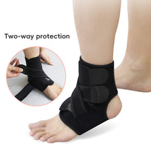 Load image into Gallery viewer, 1PC Professional Sports Compression Ankle Guard Adjustable Figure-8 Strap High Elastic Breathable Neoprene Anti-Sprain Ankle Protective Covers